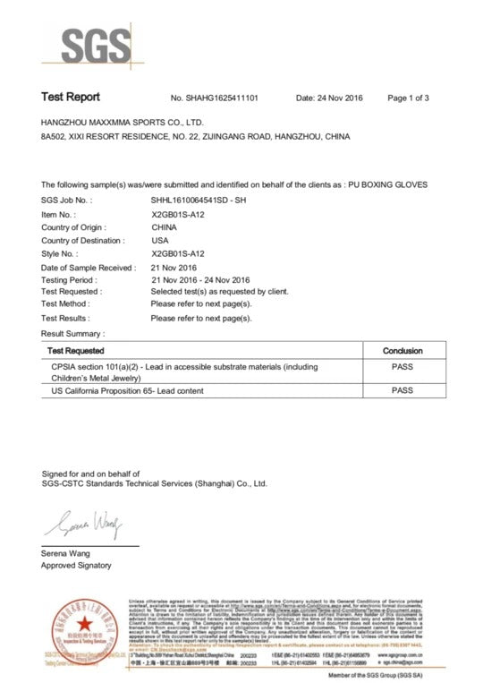 Lead Content - PU