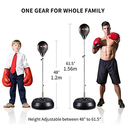 MaxxMMA Adjustable Speed Vertical Rebound Ball / Samsak Berdiri(RAB02)