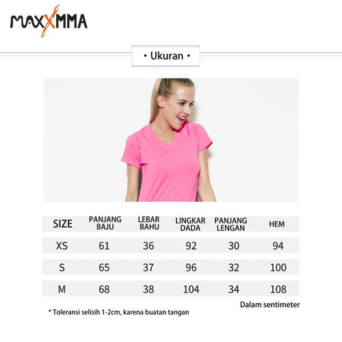 MaxxMMA Women Sport T-Shirt / Baju Olahraga (TCX01)