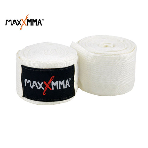 MaxxMMA Cotton Elastic Hand Wraps  2" X 200" (WR06)