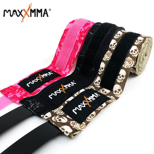 MaxxMMA Patterned Elastic Hand Wraps 1,2m (WR07)
